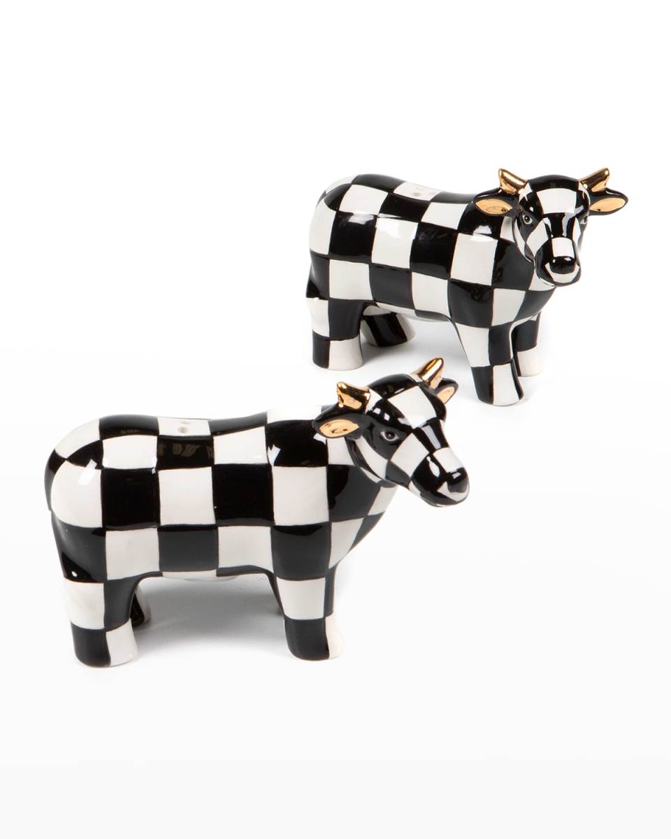 Cow Salt & Pepper Shakers Set